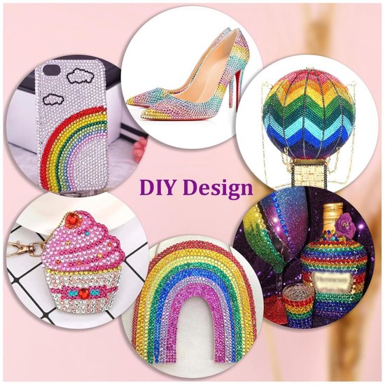 Luxe Strasssteentjes Set - 32.000 Stuks - 40 Kleuren - XXL DIY Rhinestones Kit met 3x 10ml Lijm - Plaksteentjes voor Kleding, Mokken, Schoenen & Nagels - Hobby Pakket - 0.3 cm